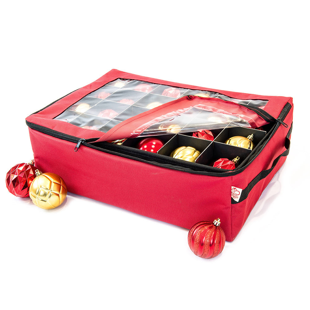 2-Tray Ornament Aufbewahrungsbeutel [48 Ornamente]