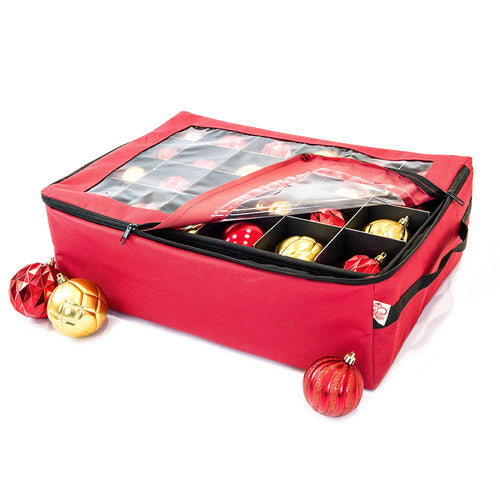 2-Tray Ornament Aufbewahrungsbeutel [48 Ornamente]