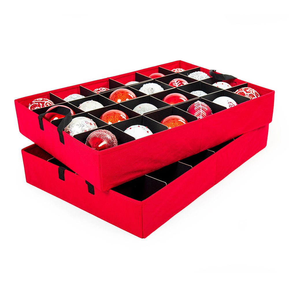 Zwei Tray Ornament Box [48 (4') Ornamente]