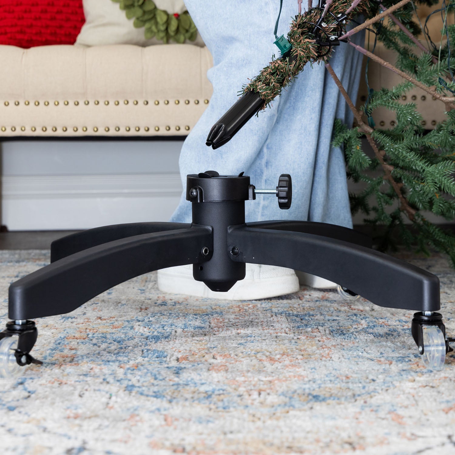 Universal Rolling Tree Stand